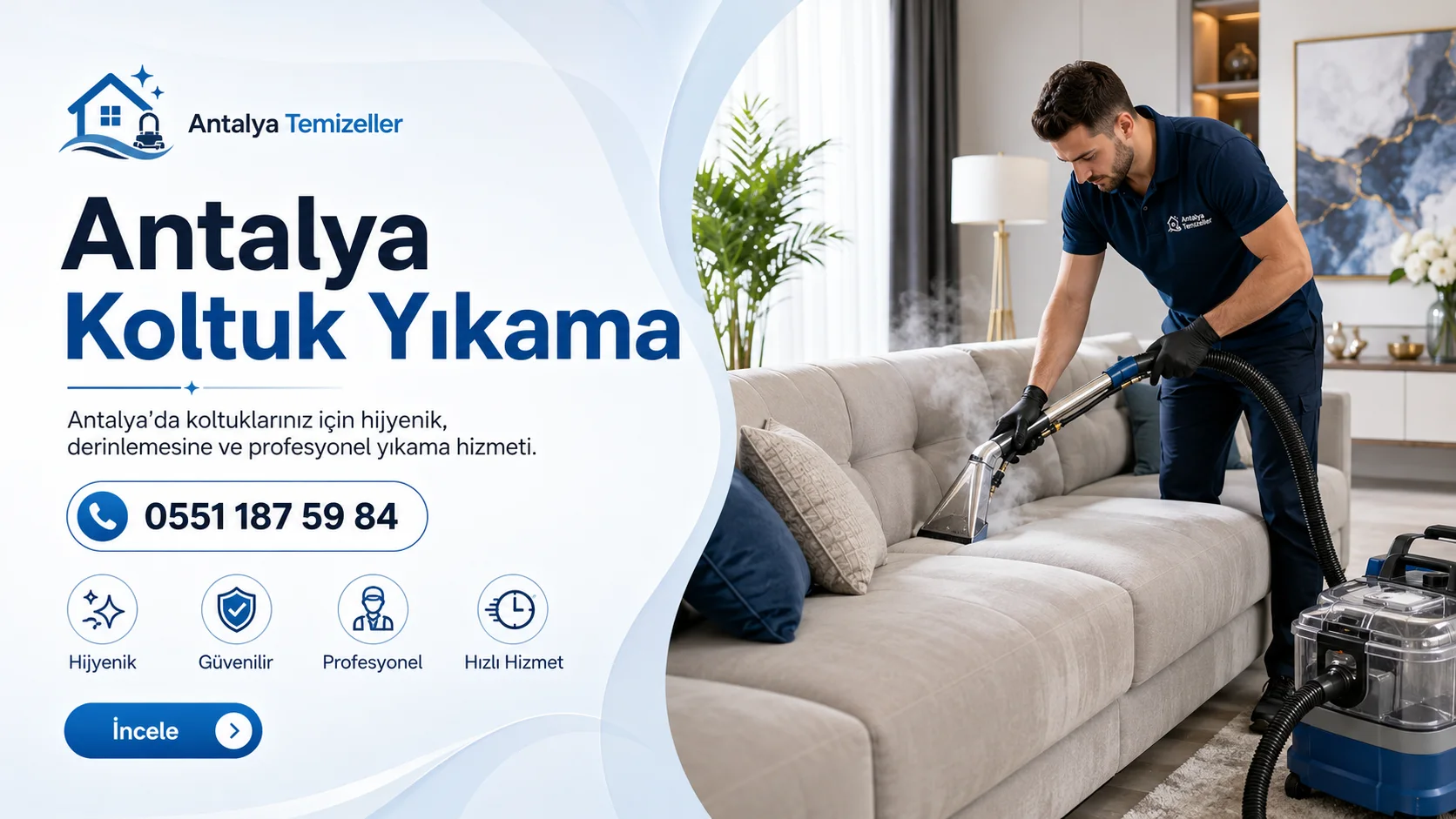 Antalya Koltuk Yıkama