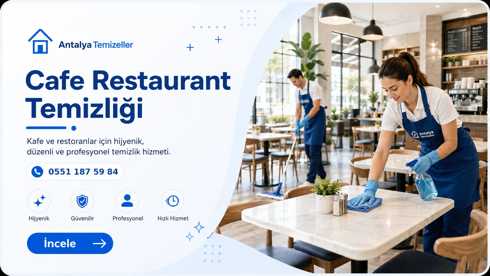 Cafe Restaurant Temizliği